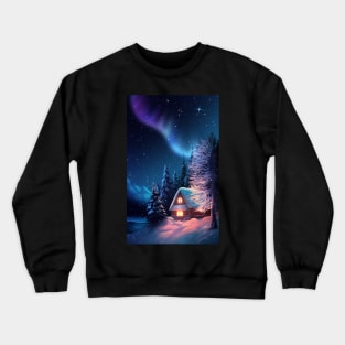 Cabin under the stars Crewneck Sweatshirt